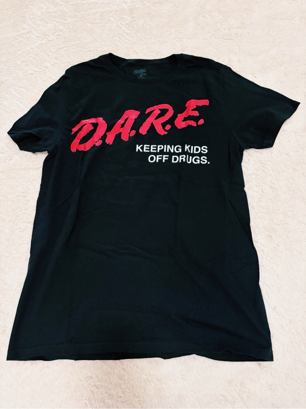 D.A.R.E. Black T-Shirt - Keeping Kids Off Drugs